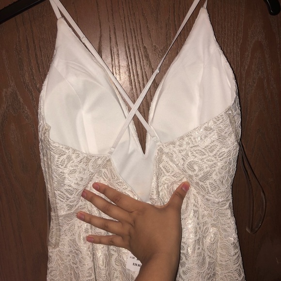 White Formal Dress - Picture 3 of 3